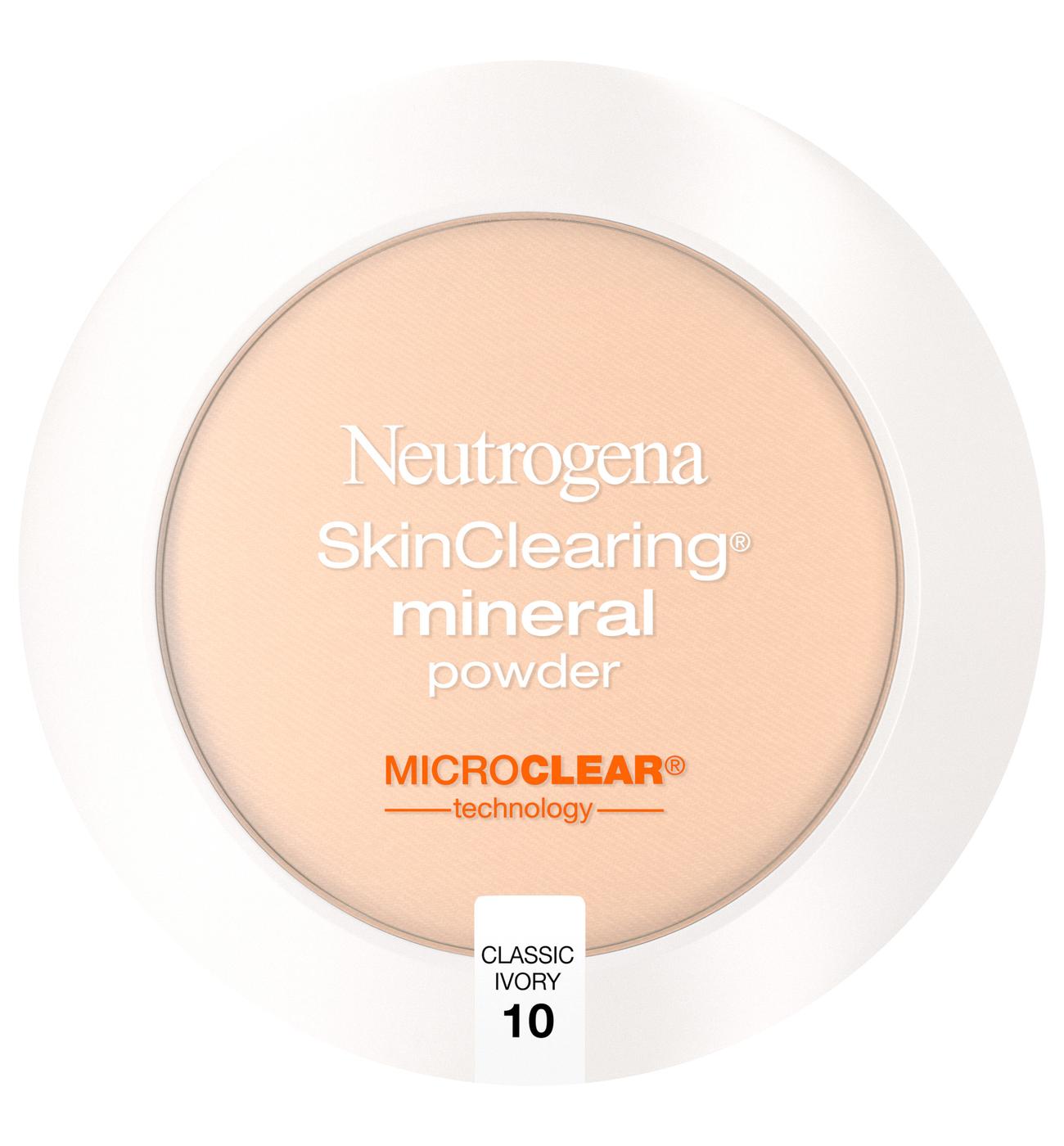 Neutrogena Skinclearing Mineral Powder - 10 Classic Ivory; image 1 of 5