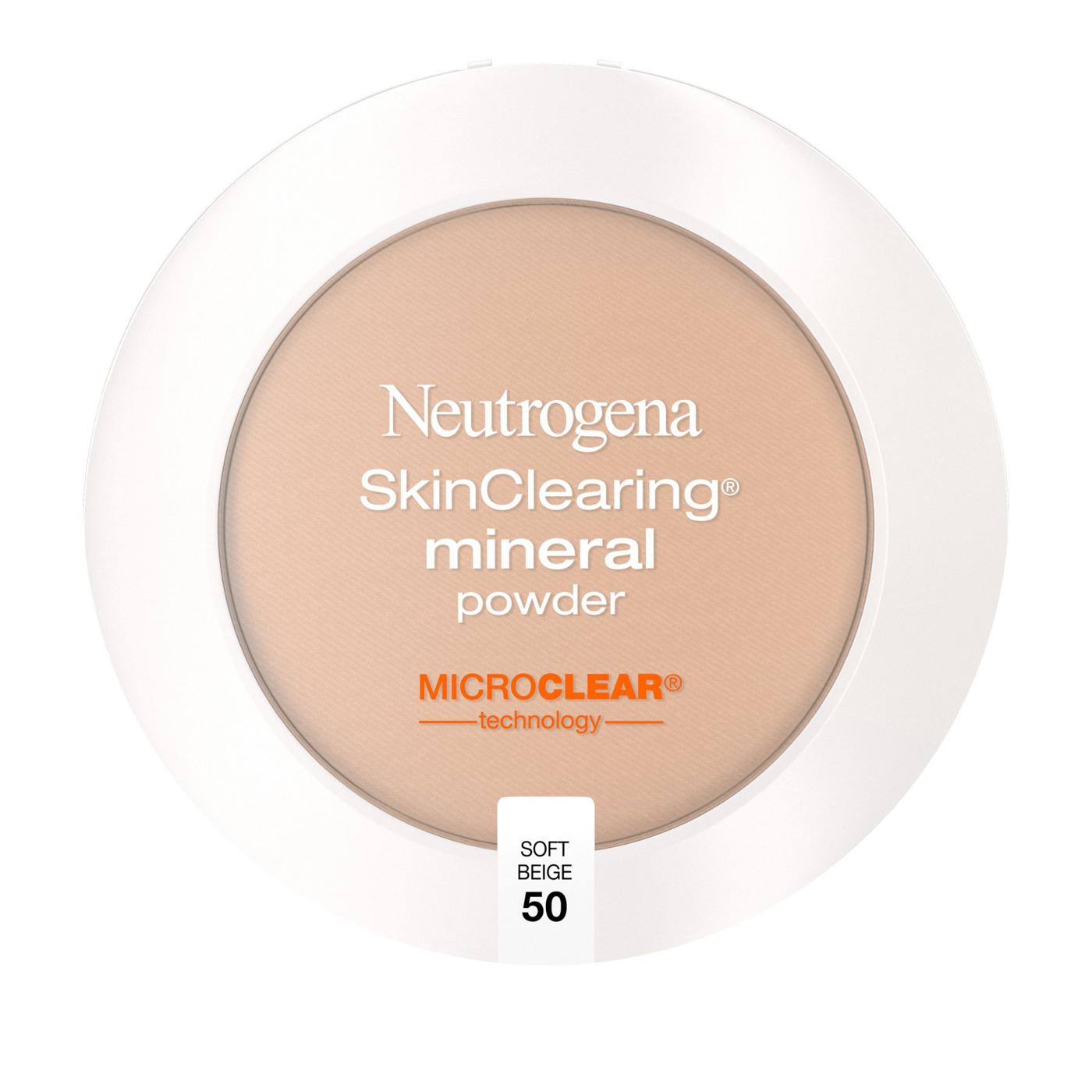 Neutrogena Skinclearing Mineral Powder 50 Soft Beige; image 1 of 5