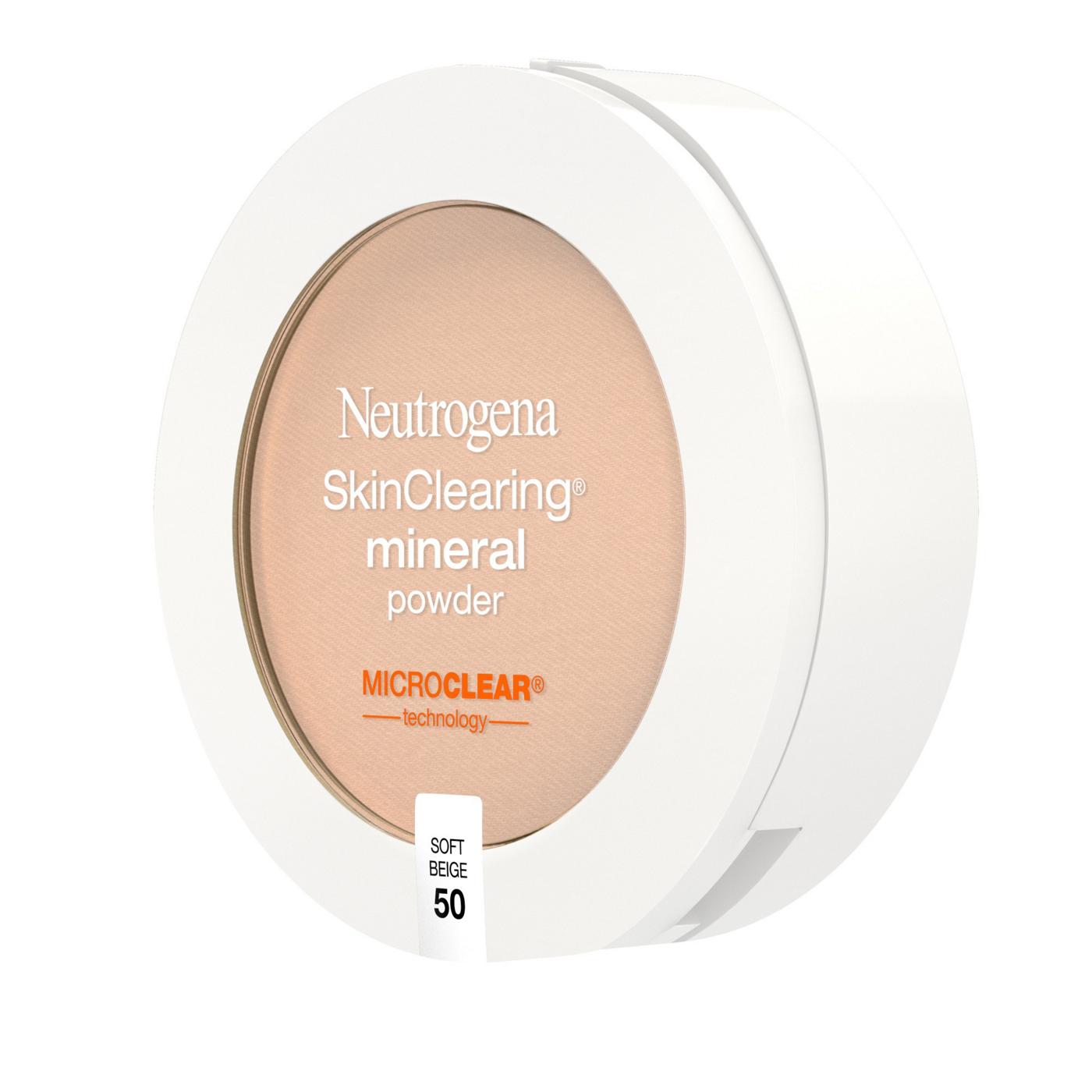 Neutrogena Skinclearing Mineral Powder 50 Soft Beige; image 3 of 5