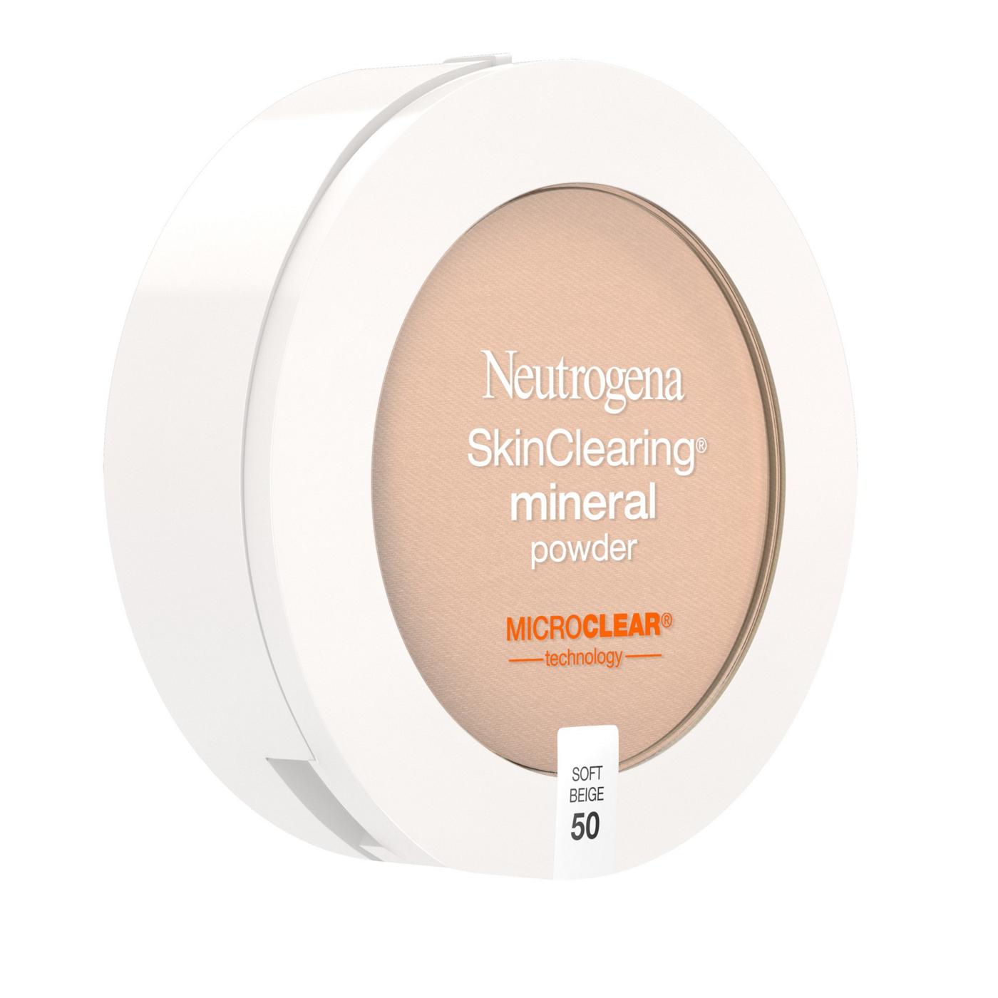 Neutrogena Skinclearing Mineral Powder 50 Soft Beige; image 5 of 5