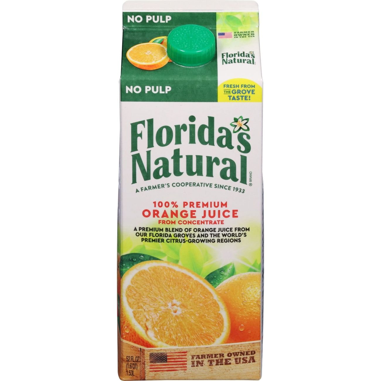 Florida s Natural Premium No Pulp Orange Juice Shop Juice At H E B