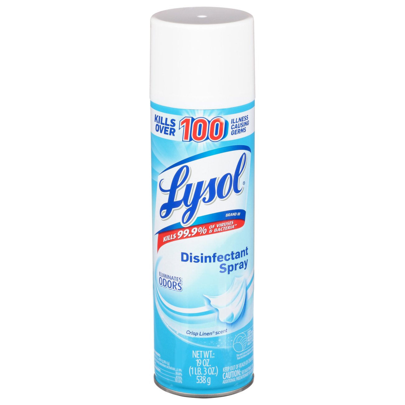 Lysol Crisp Linen Scent Disinfectant Spray Shop Air Fresheners at HEB
