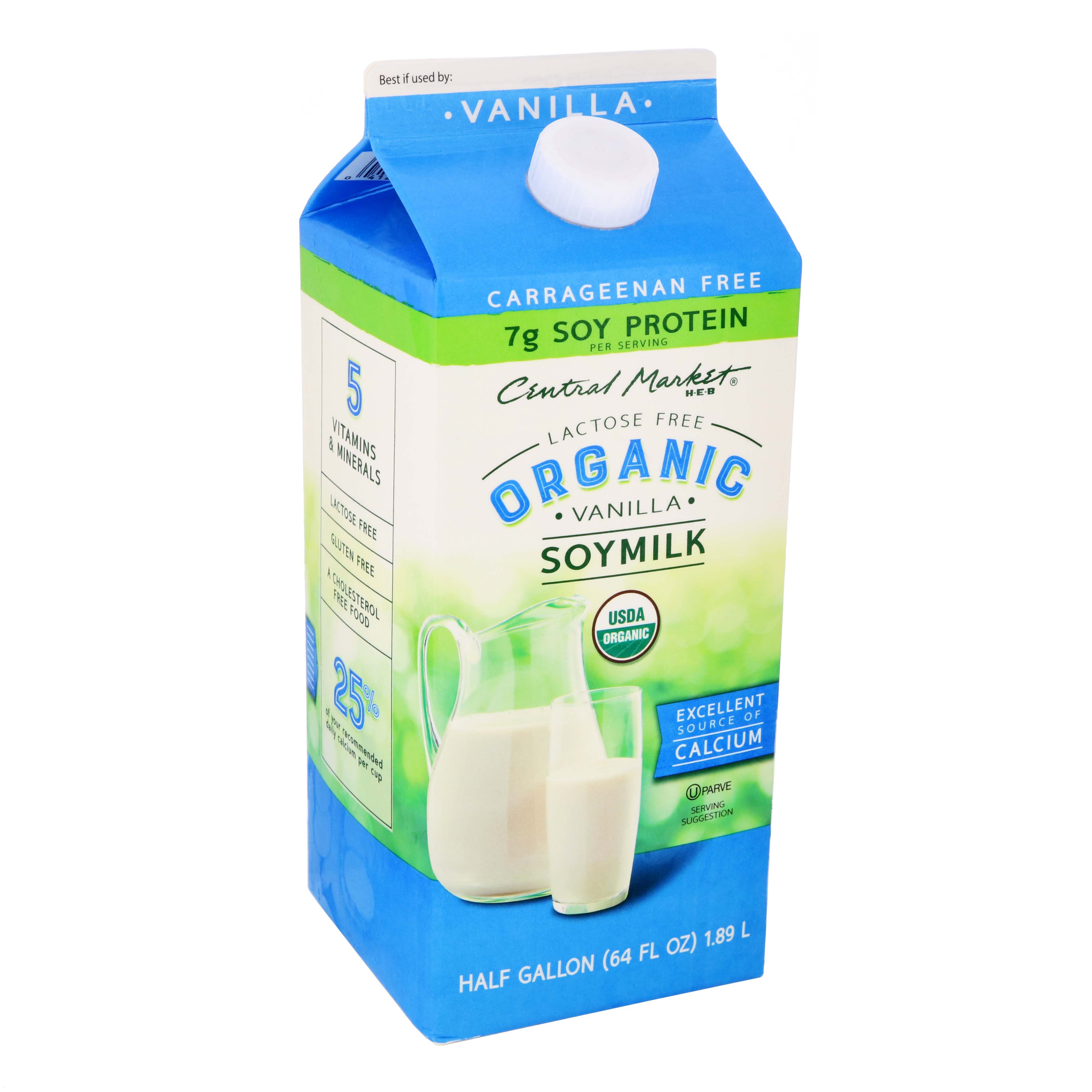 Central Market Organics Vanilla Soy Milk Shop Milk at HEB