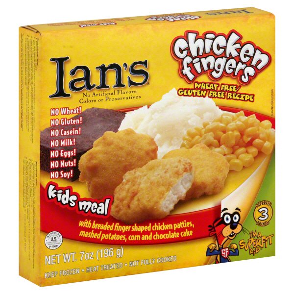 Ians Kids Chicken Nuggets Meal, Gluten Free, Breaded - Shop Ians Kids ...