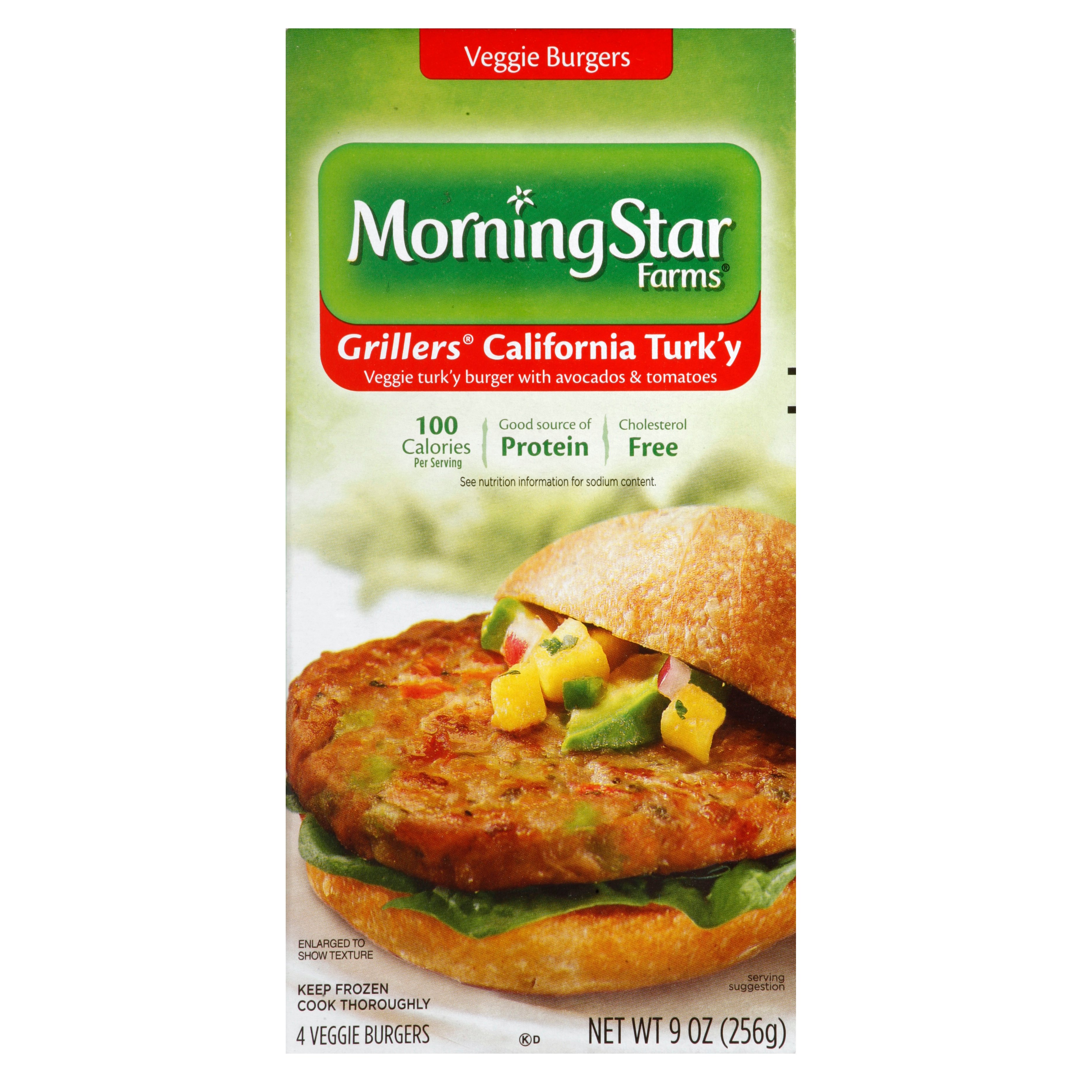 MorningStar Farms Grillers California Turk'y Veggie Burgers - Shop Meat ...