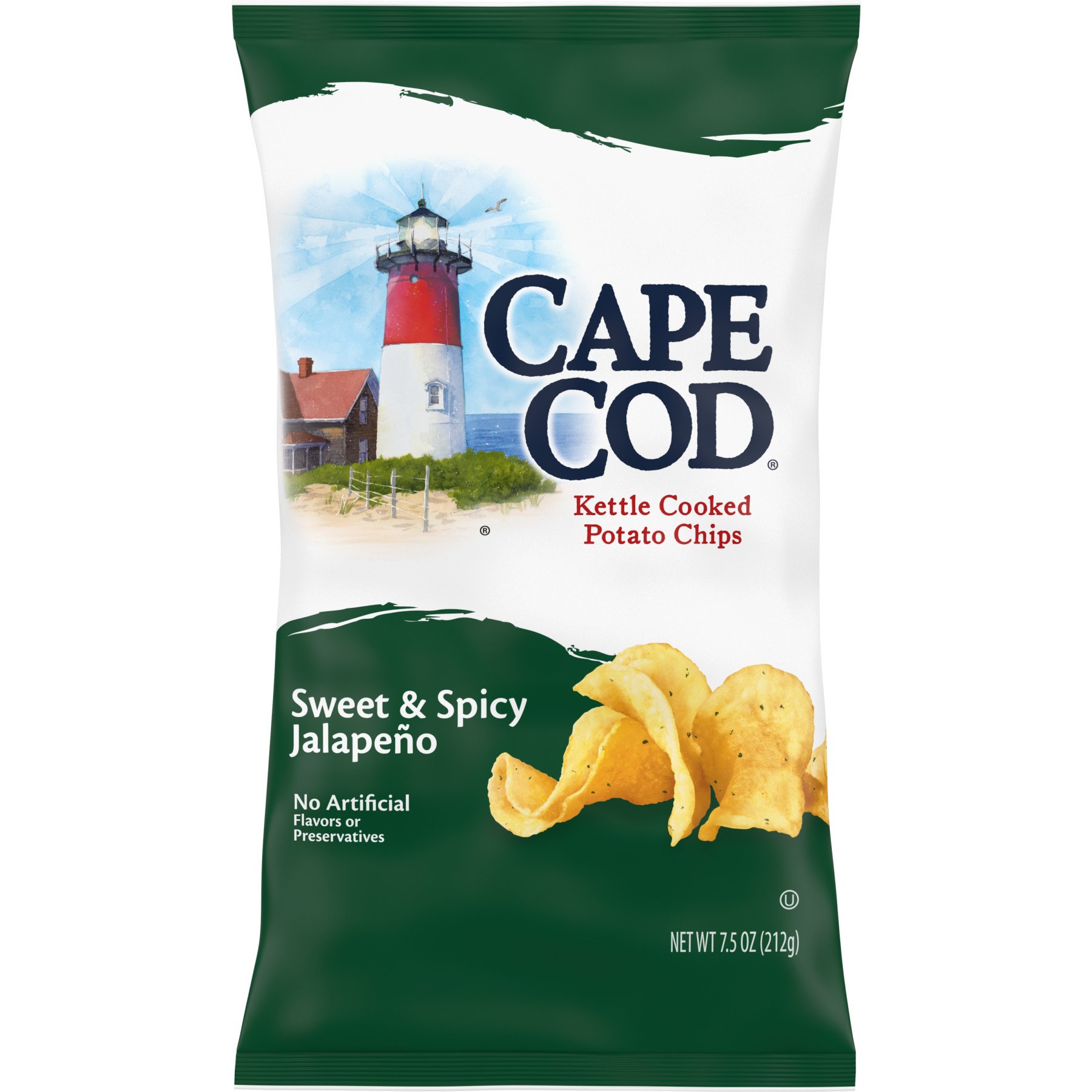 Cape Cod Sweet & Spicy Jalapeno Kettle Cooked Potato Chips Shop Chips