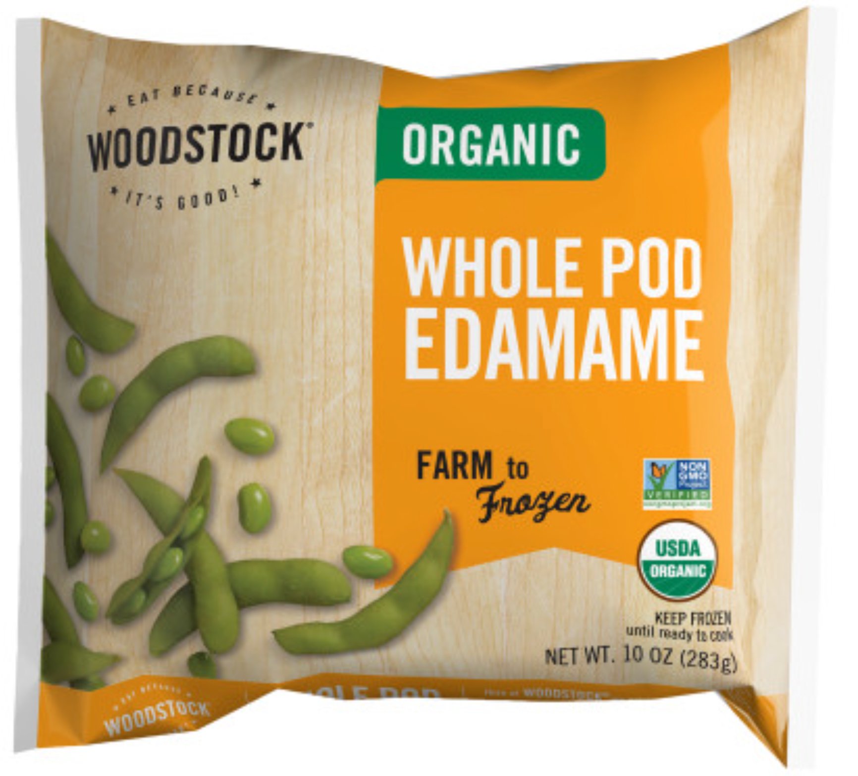 Woodstock Organic Whole Pod Edamame Shop at HEB