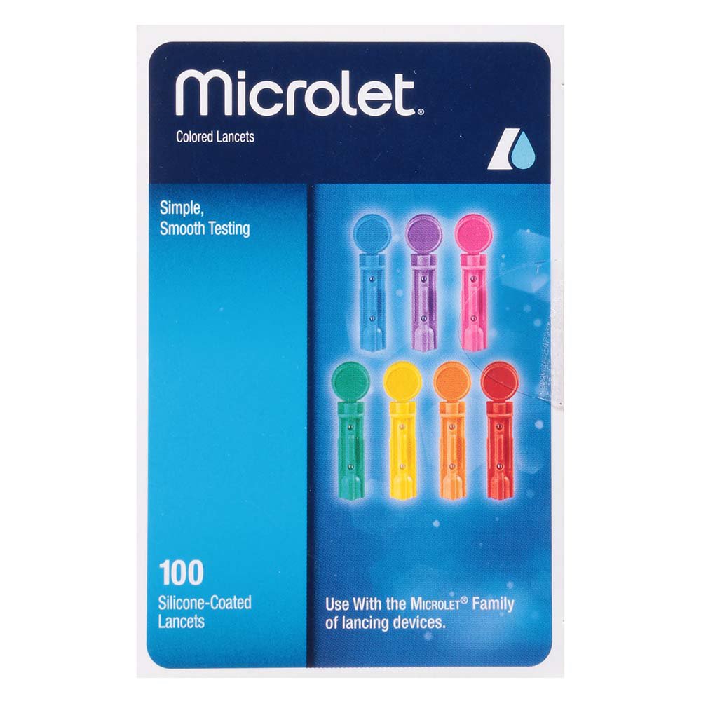 Microlet Colored Lancets Shop Lances at HEB