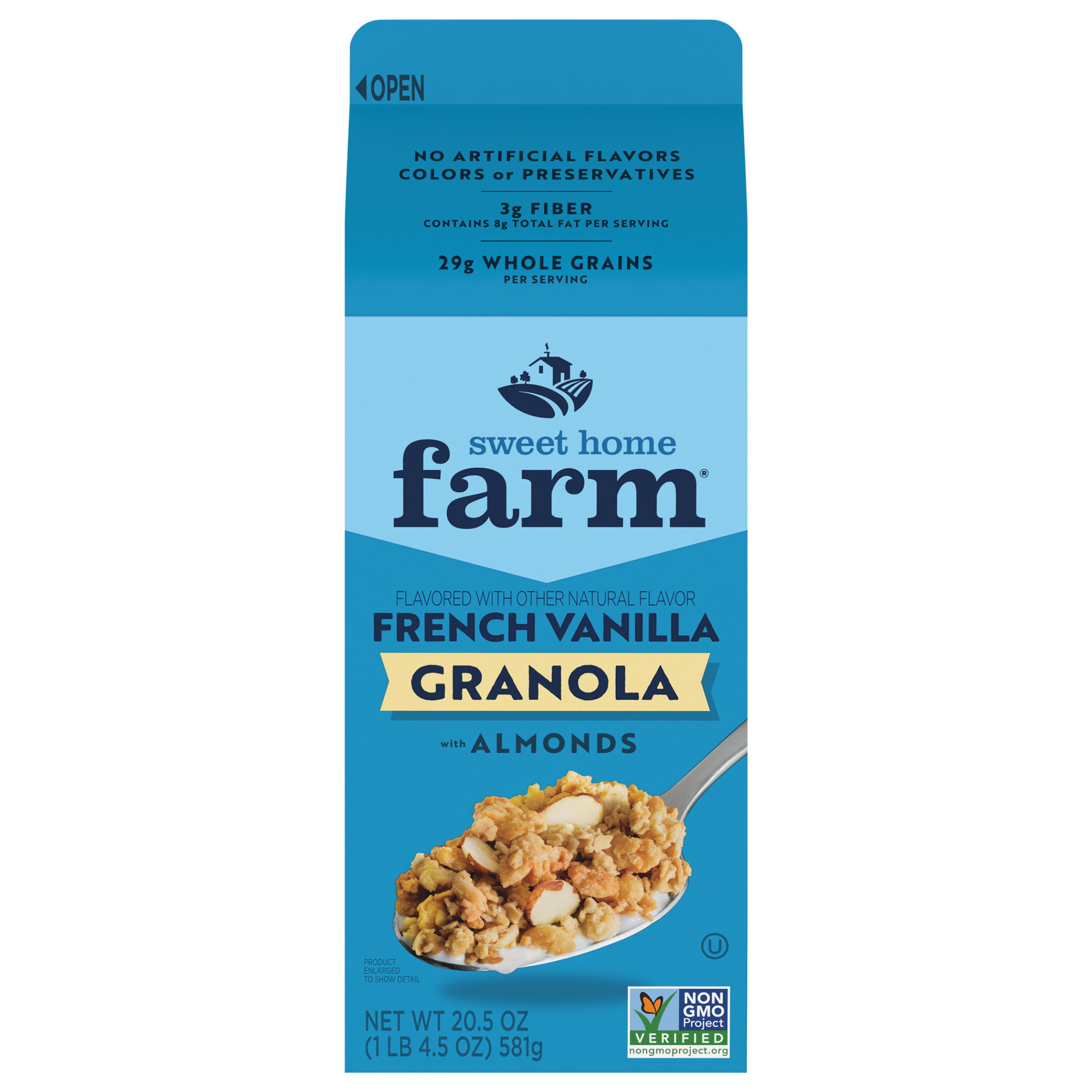 Sweet Home Farm French Vanilla Granola with Almonds Shop Cereal at HEB