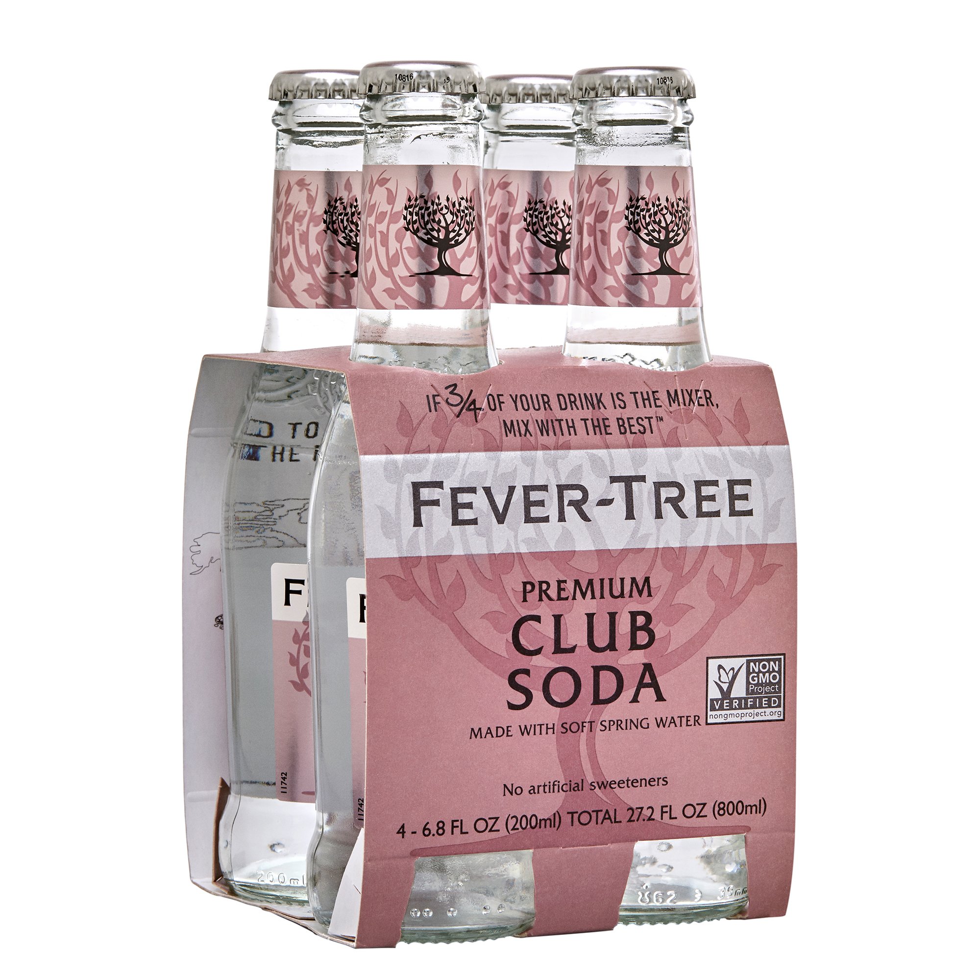 Fever-Tree Premium Club Soda 4 pk Bottles - Shop Water at H-E-B