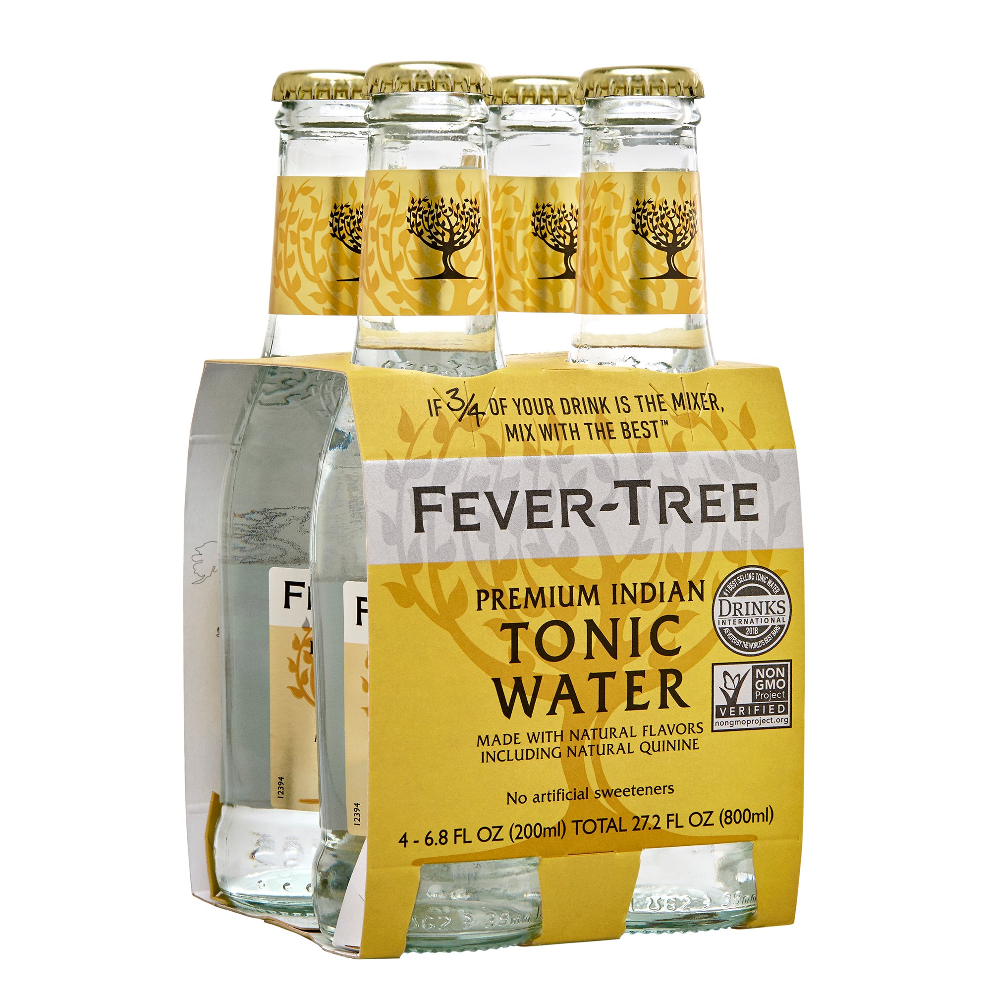 Fever-Tree Premium Indian Tonic Water 4 pk Bottles - Shop Water at H-E-B