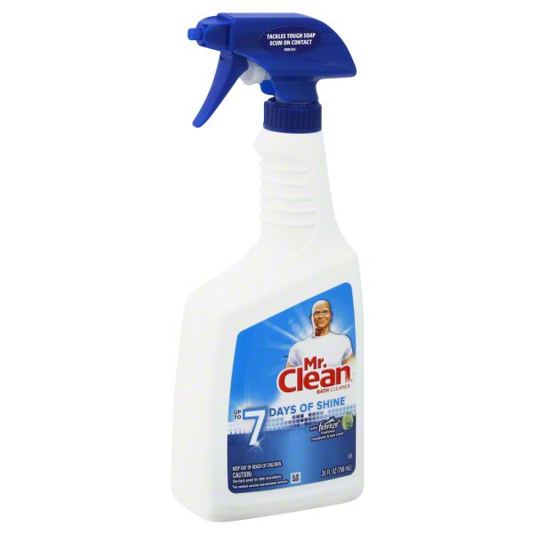 Mr. Clean Bath Cleaner with Febreze Freshness Meadows and Rain Scent ...