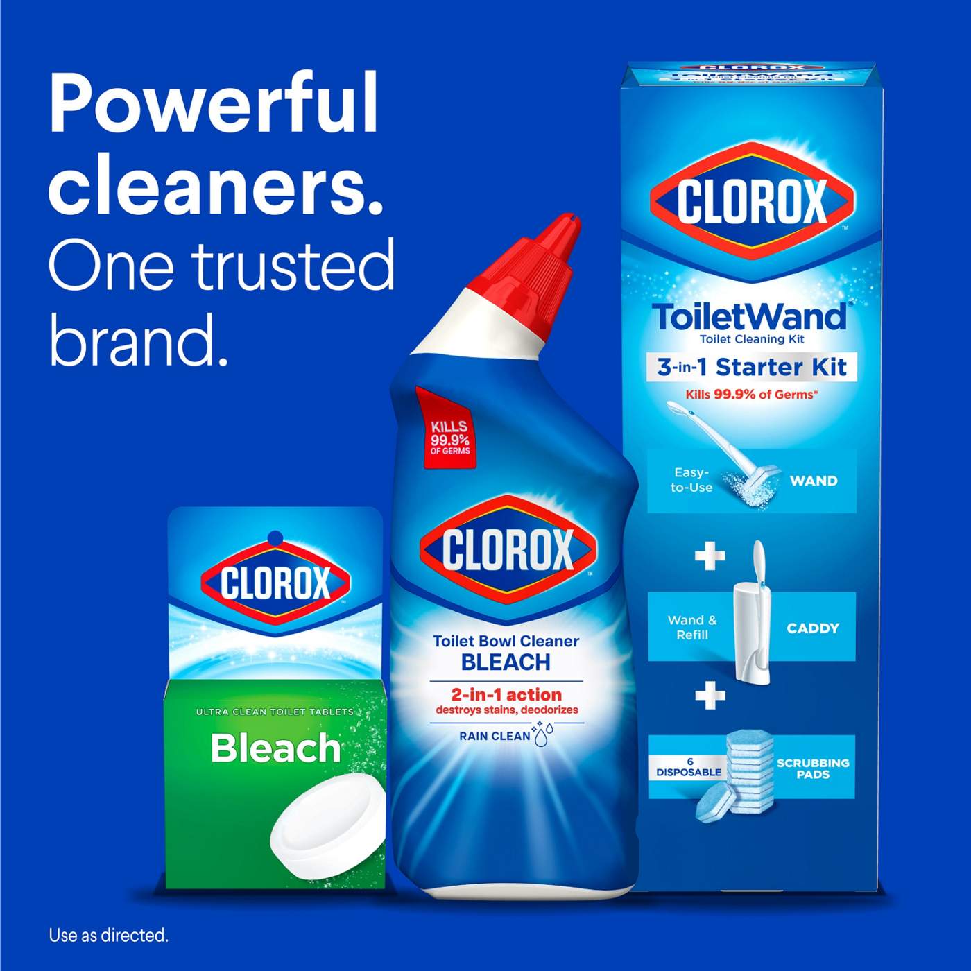 Clorox Rain Clean Toilet Bowl Cleaner with Bleach Value Pack; image 6 of 12