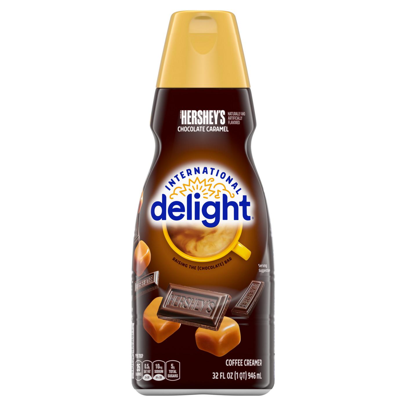 International Delight Hershey's Chocolate Caramel Liquid Coffee Creamer; image 1 of 2