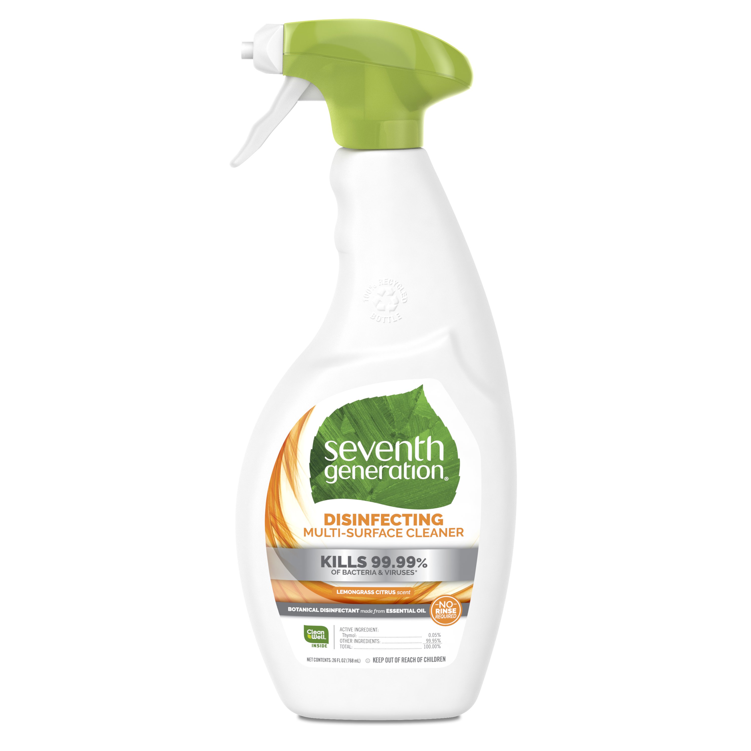 Seventh Generation Disinfecting Multi Surface Cleaner Shop All Purpose Cleaners At H E B 