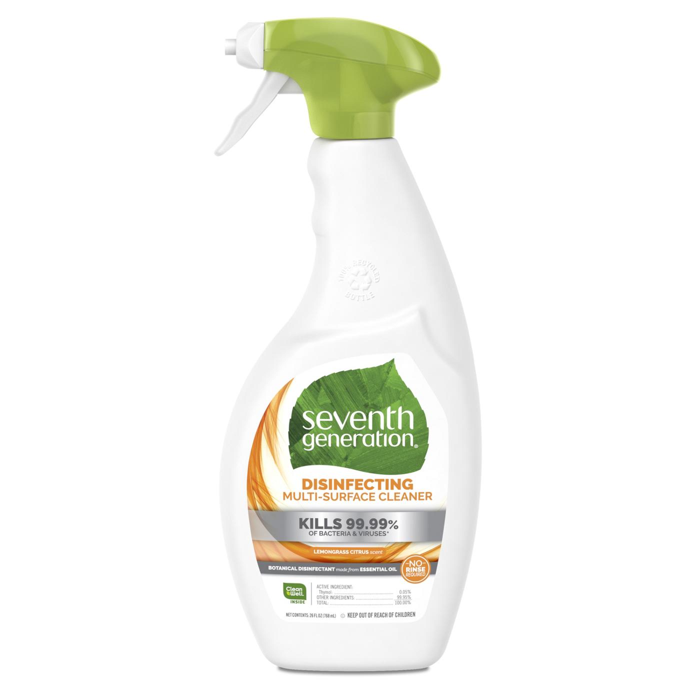 Seventh Generation Disinfecting Multi-Surface Cleaner; image 1 of 9