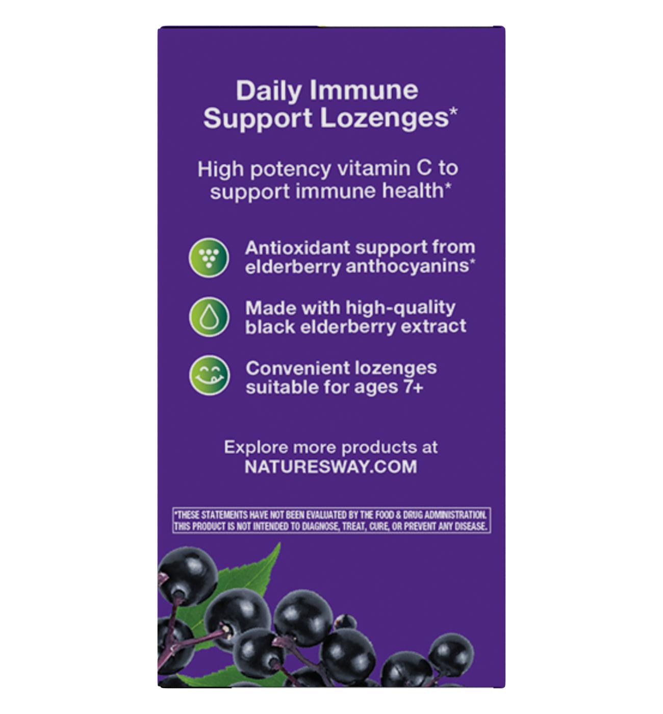 Nature's Way Sambucus Elderberry & Vitamin C Immune Lozenges; image 2 of 3