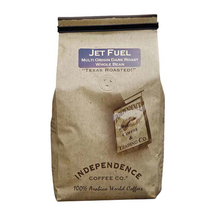 Independence Coffee Jet Fuel Dark Roast Whole Bean Coffee Shop Coffee