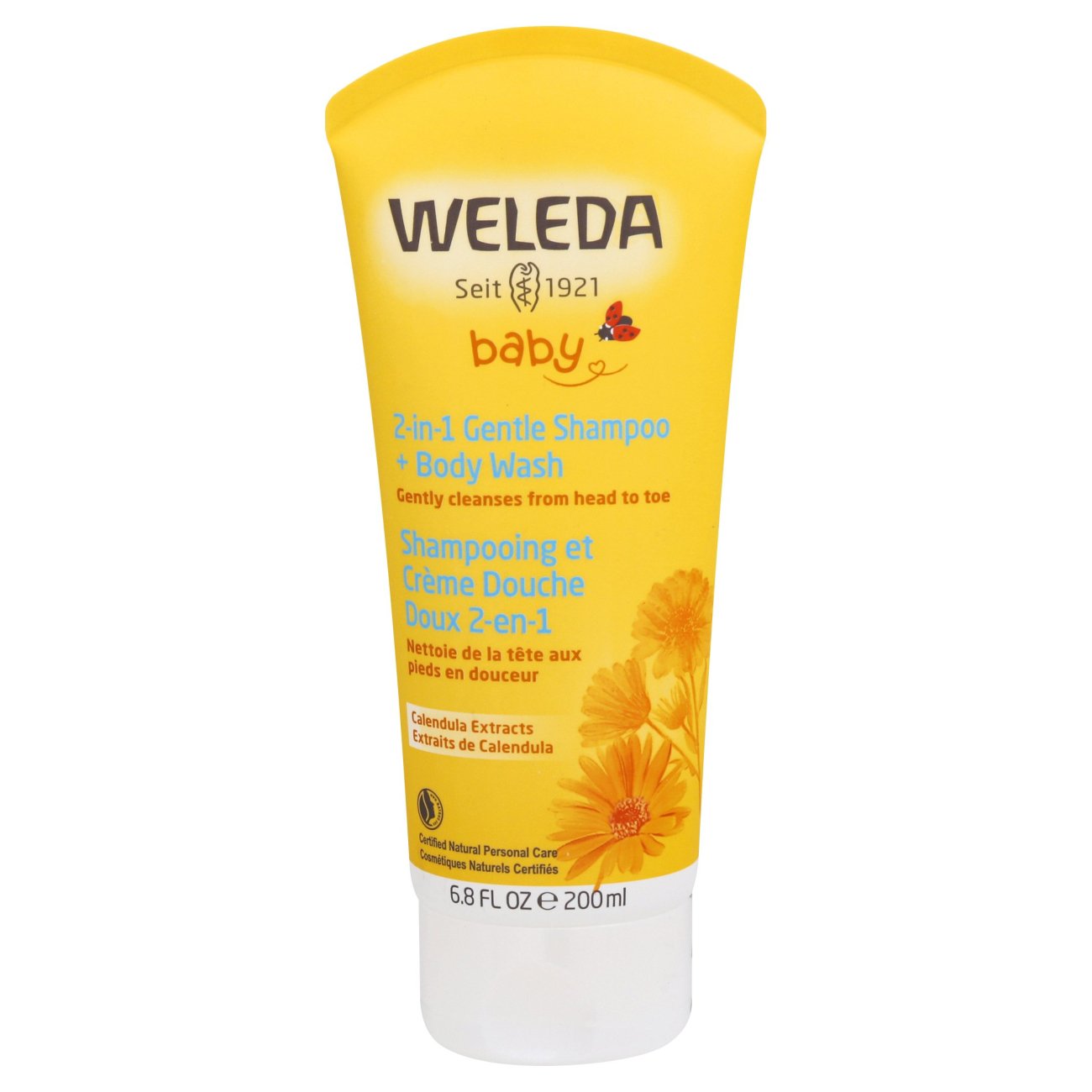 weleda calendula shampoo and body wash