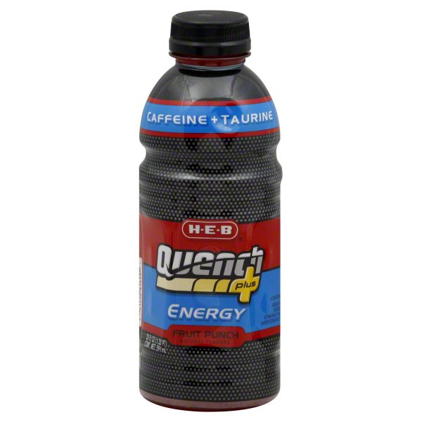HEB Quench Plus Fruit Punch Energy Drink Shop Sports & Energy