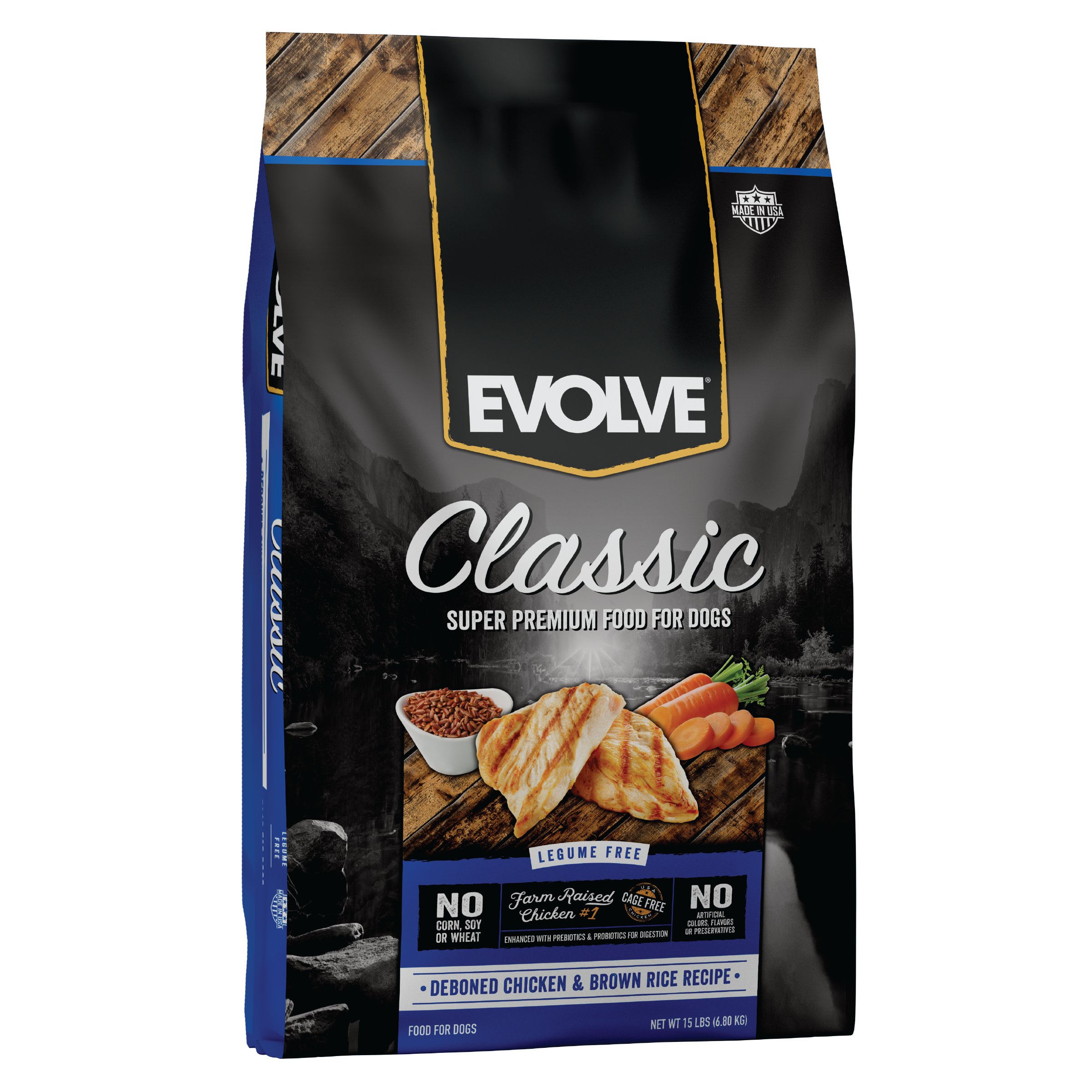 Evolve Classic Chicken & Brown Rice Recipe Dry Dog Food - Shop Food at ...