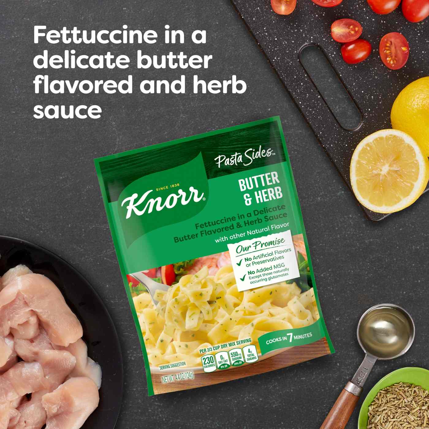 Knorr Pasta Sides Butter & Herb Fettuccine; image 9 of 10