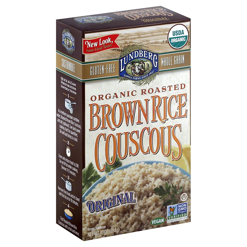 Lundberg Organic Roasted Brown Rice Original Couscous Shop Pasta At H E B