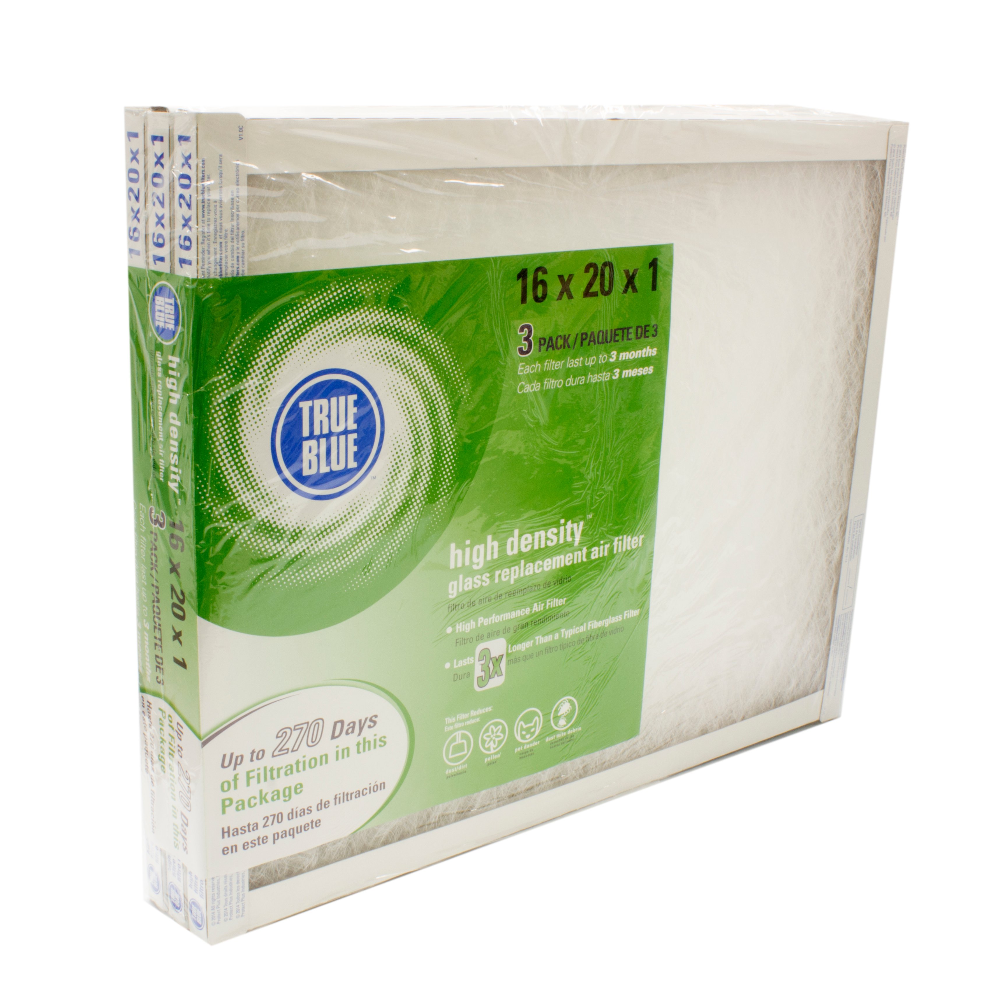 Purafilter 2000 True Blue Home 16x20x1 Air Filters - Shop Air Filters ...