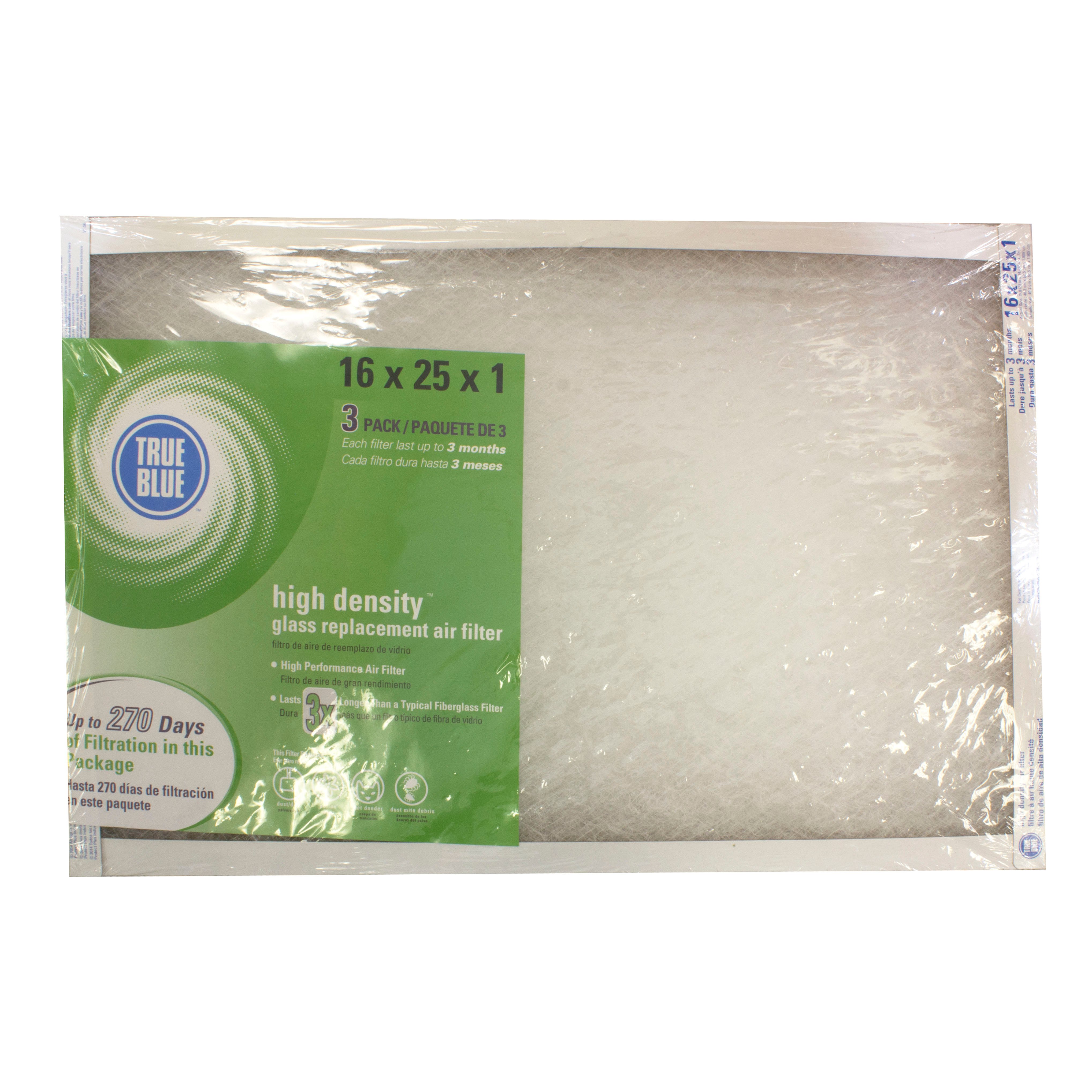True Blue Furnace Filters 16x25x1