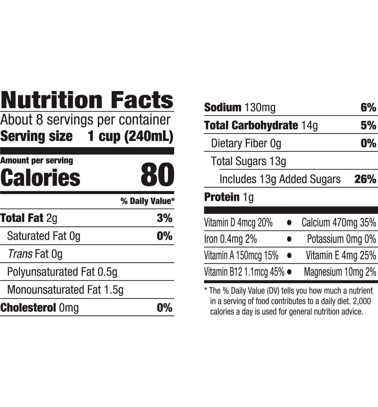 Silk Vanilla Almond Milk; image 7 of 10