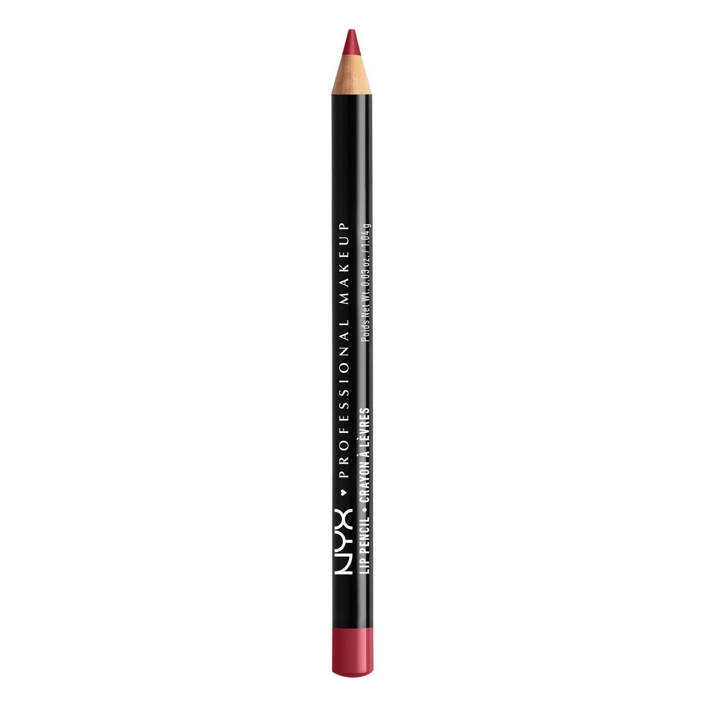 NYX Slim Lip Pencil - Burgundy; image 1 of 4