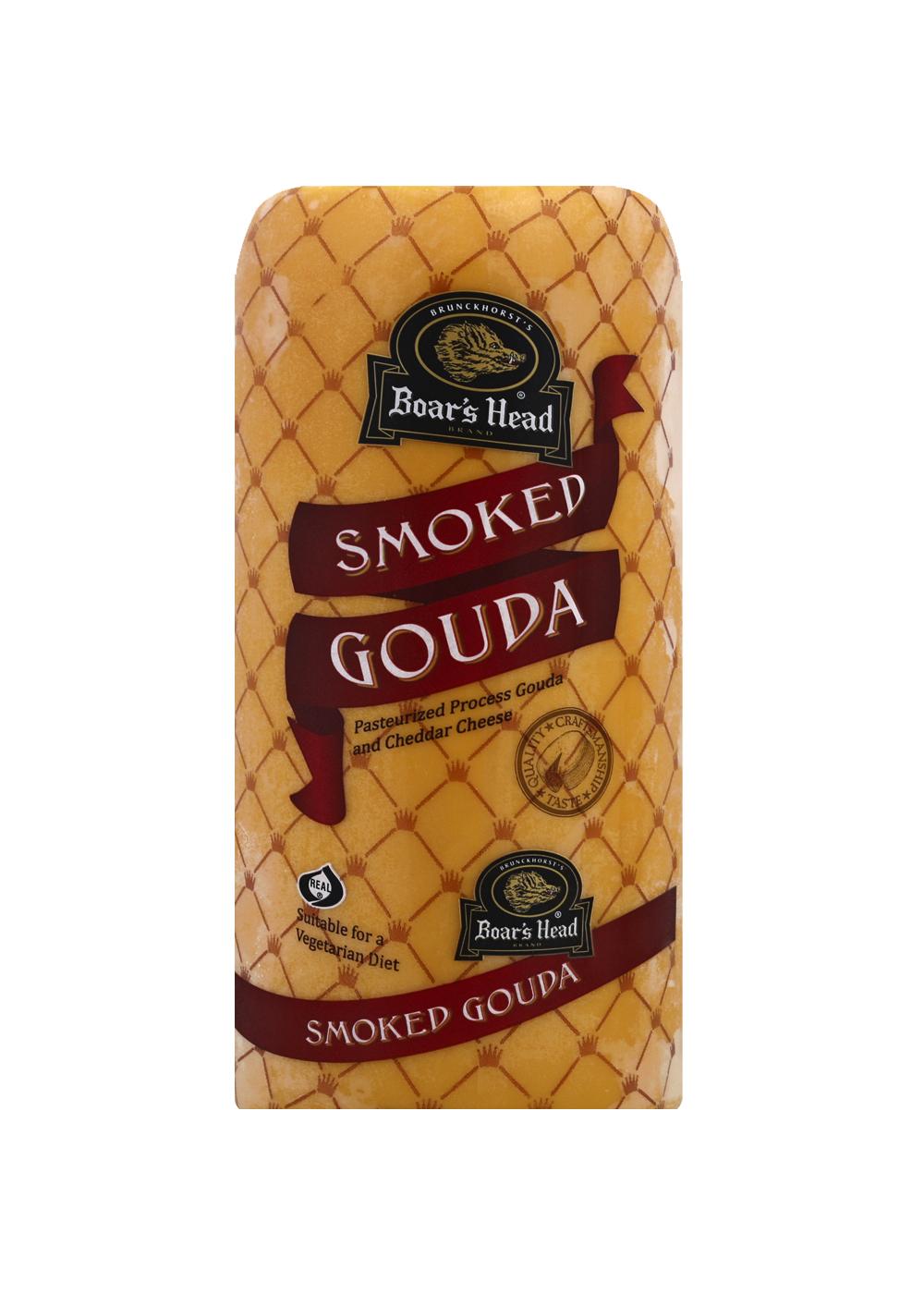 Boar's Head Smoked Gouda Cheese, Custom Sliced; image 1 of 2