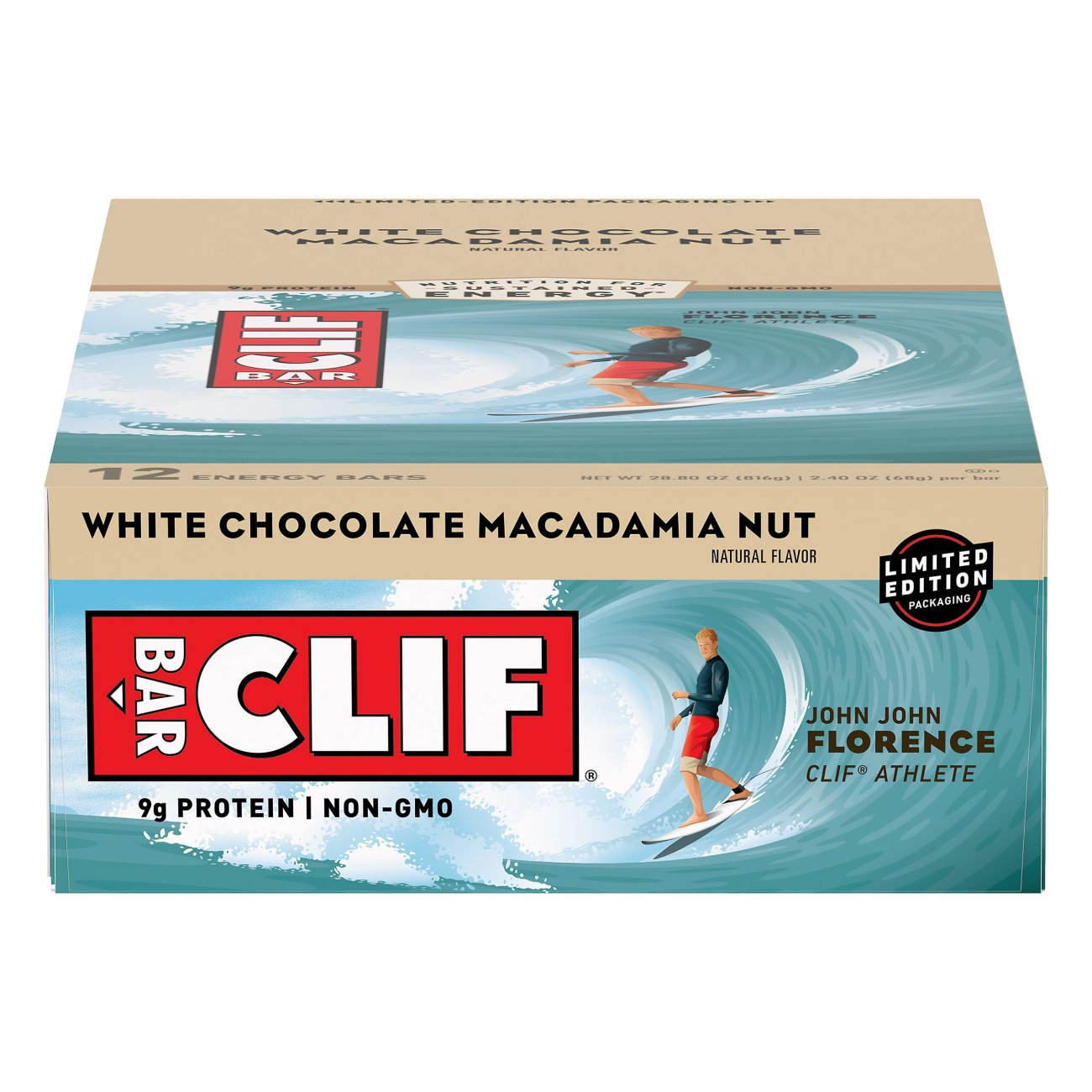 Clif White Chocolate Macadamia Nut Nutrition and Energy Bars Shop