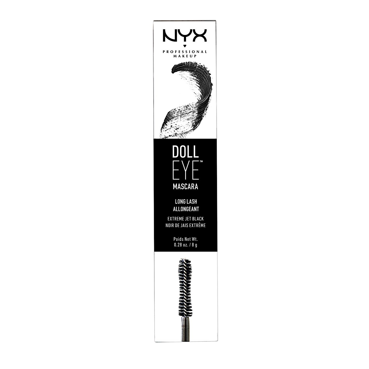 NYX Eye Mascara Long Black - Shop Mascara H-E-B