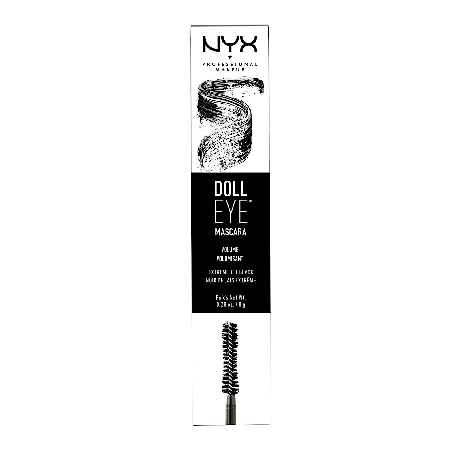NYX Doll Eye Mascara Volume, Black Shop Mascara at HEB