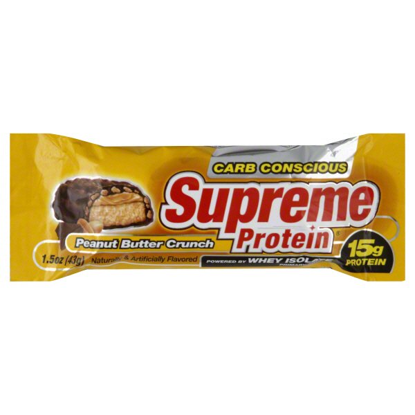 Supreme Protein Carb Conscious Peanut Butter Crunch Protein Bar Shop