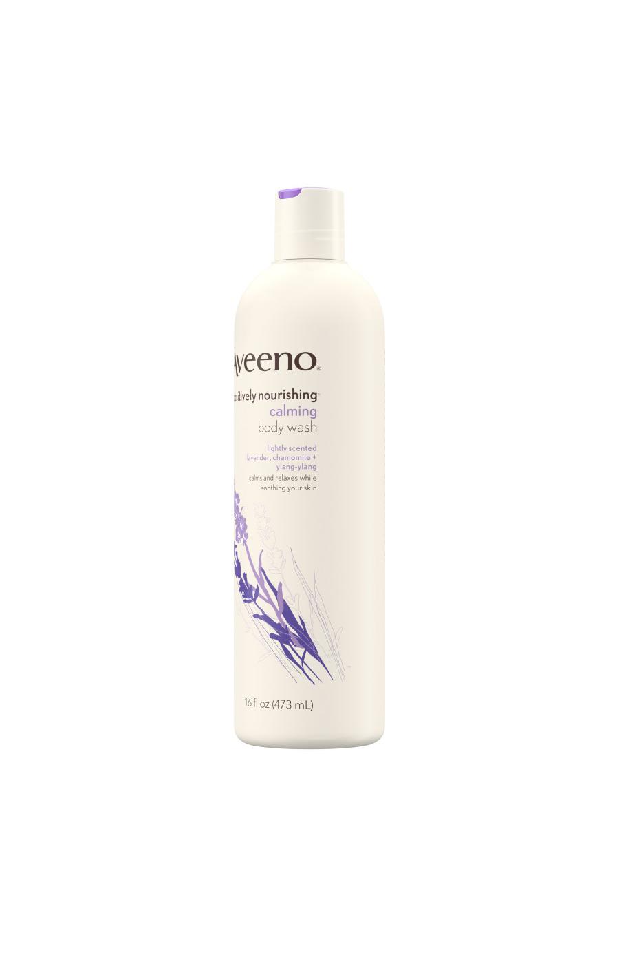 Aveeno Calming Body Wash - Lavender Chamomile + Ylang-Ylang; image 3 of 3