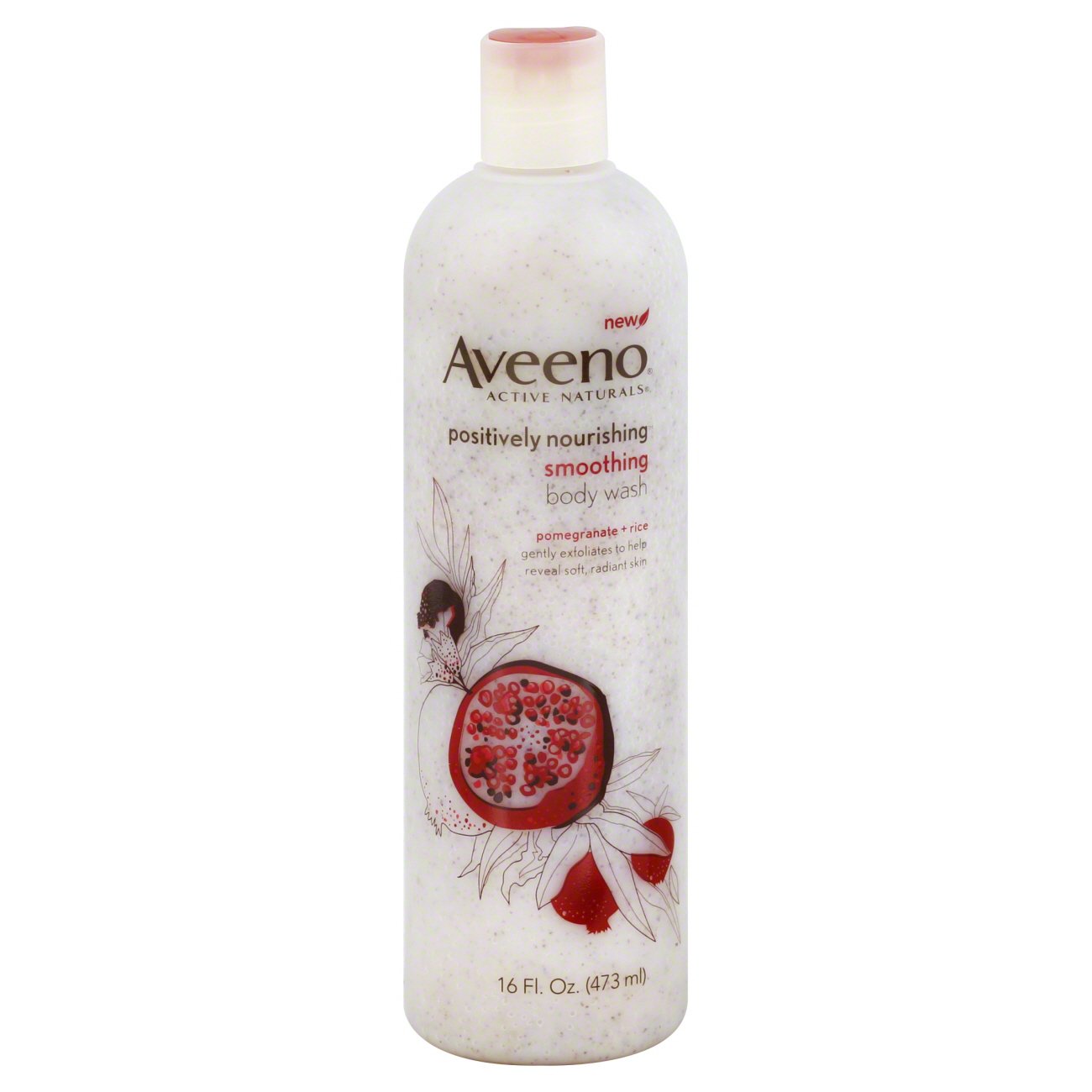 Aveeno Active Naturals Positively Nourishing Soothing Body Wash, Pomegranate + Rice Shop Body