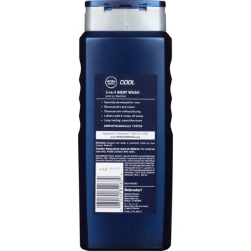 NIVEA Men Cool Body Wash - Menthol & Yuzu