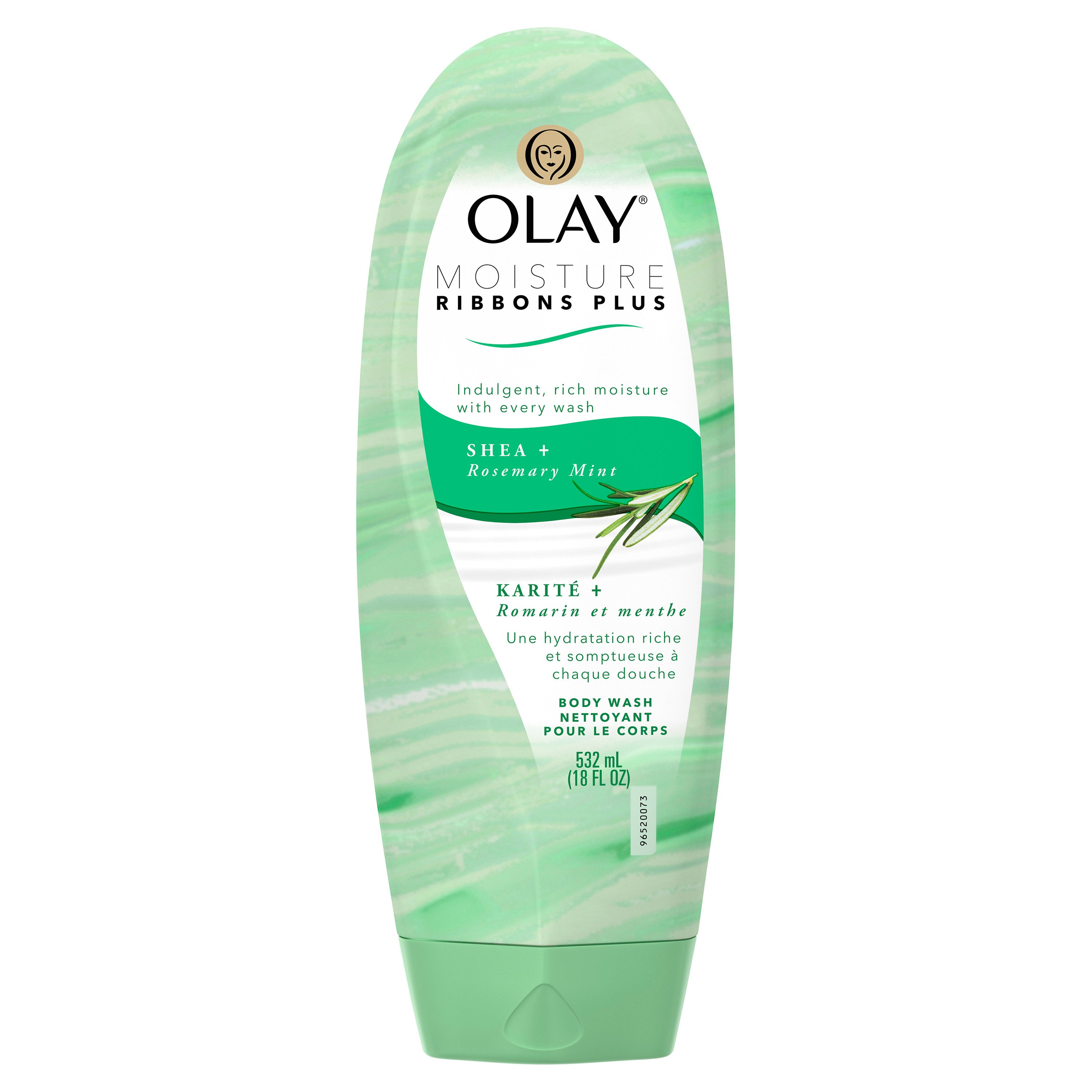 Olay Moisture Ribbons Plus Body Wash Shea + Rosemary Mint Shop Body