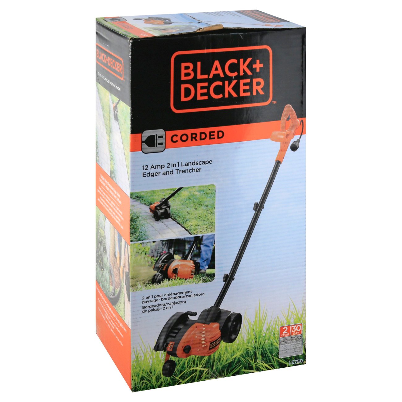 BLACK+DECKER LE750 12 Amp 2-in-1 Landscape Edger and Trencher