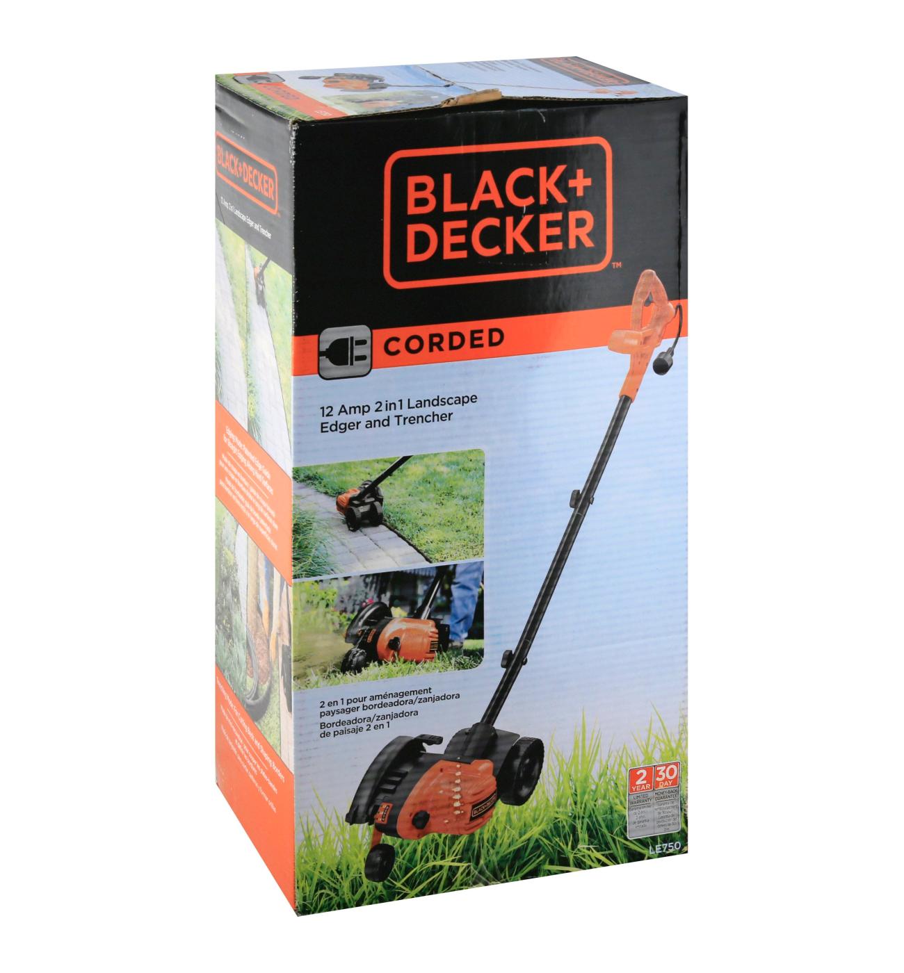 Black & Decker LE750 Electric Landscape Edger,2-1/4HP
