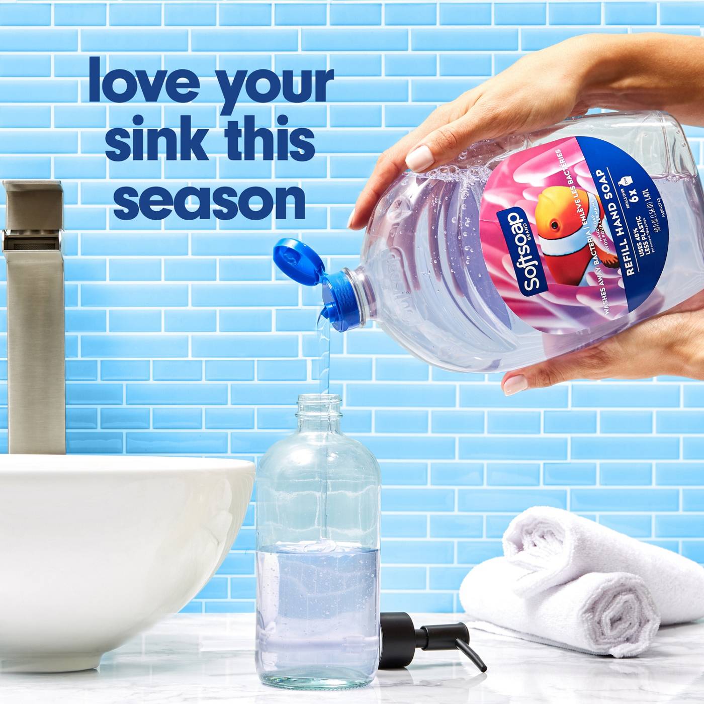 Softsoap Liquid Hand Soap Refill, Aquarium Series Shop Hand & Bar Soap at HEB