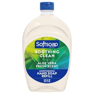 Softsoap Moisturizing Hand Soap Refill - Soothing Clean, Aloe Vera Fresh Scent, 50 oz