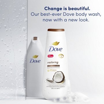 Dove Restoring Body Wash - Coconut & Cocoa Butter, 20 oz