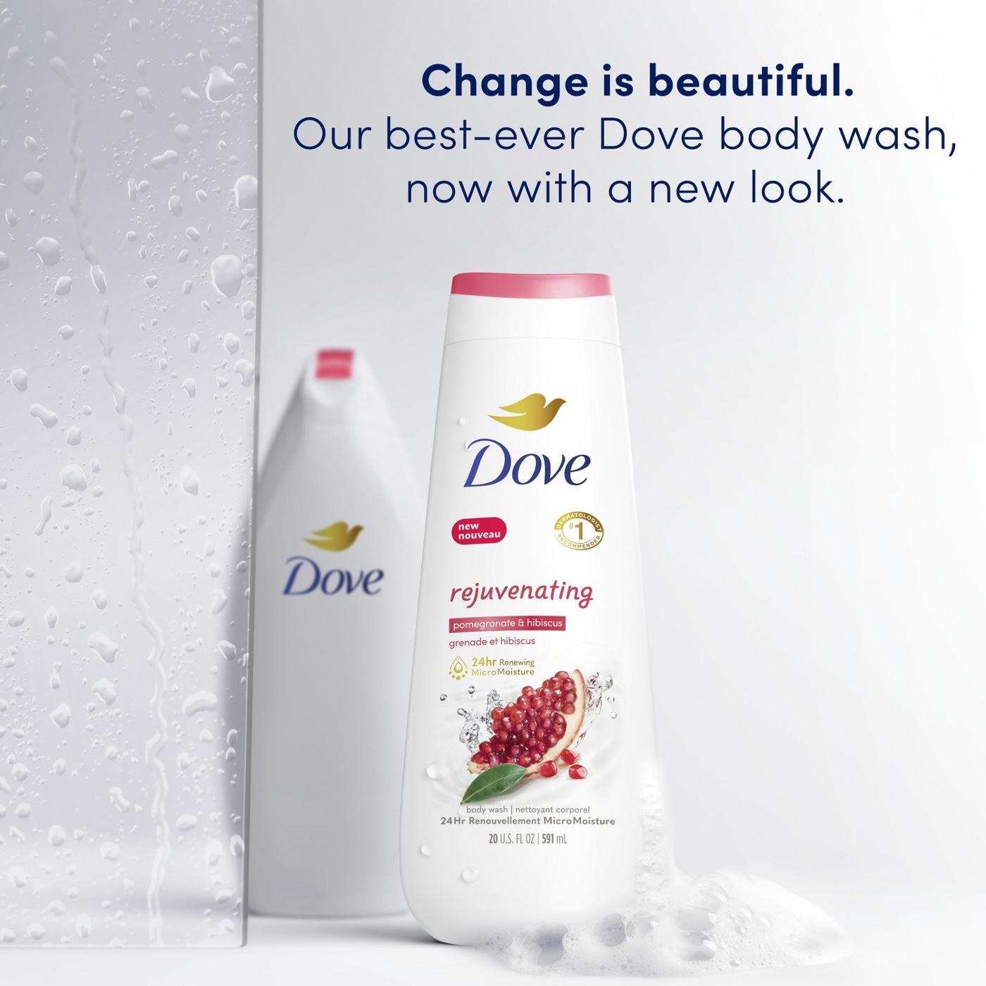 Dove Body Wash - Rejuvenating Pomegranate & Hibiscus; image 3 of 8