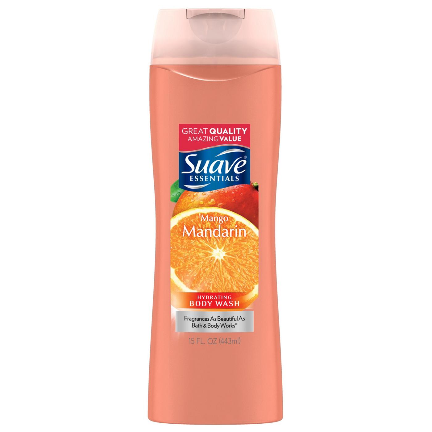 Suave Essentials Mango Mandarin Body Wash; image 1 of 4