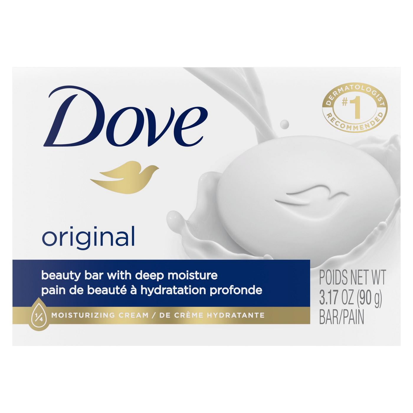 Dove Beauty Bar Gentle Skin Cleanser Original; image 1 of 8