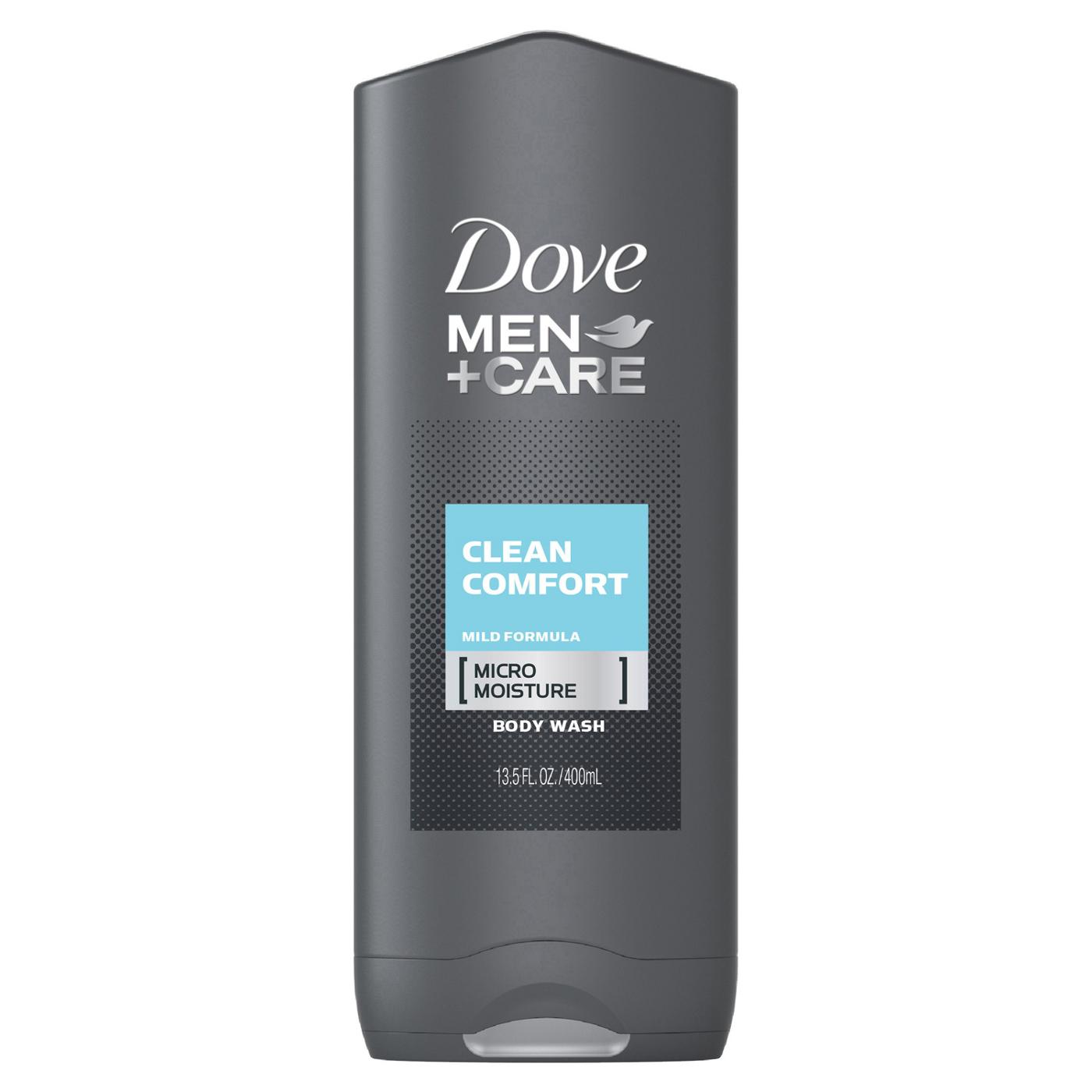 Dove Men+Care Clean Comfort Body and Face Wash; image 1 of 2