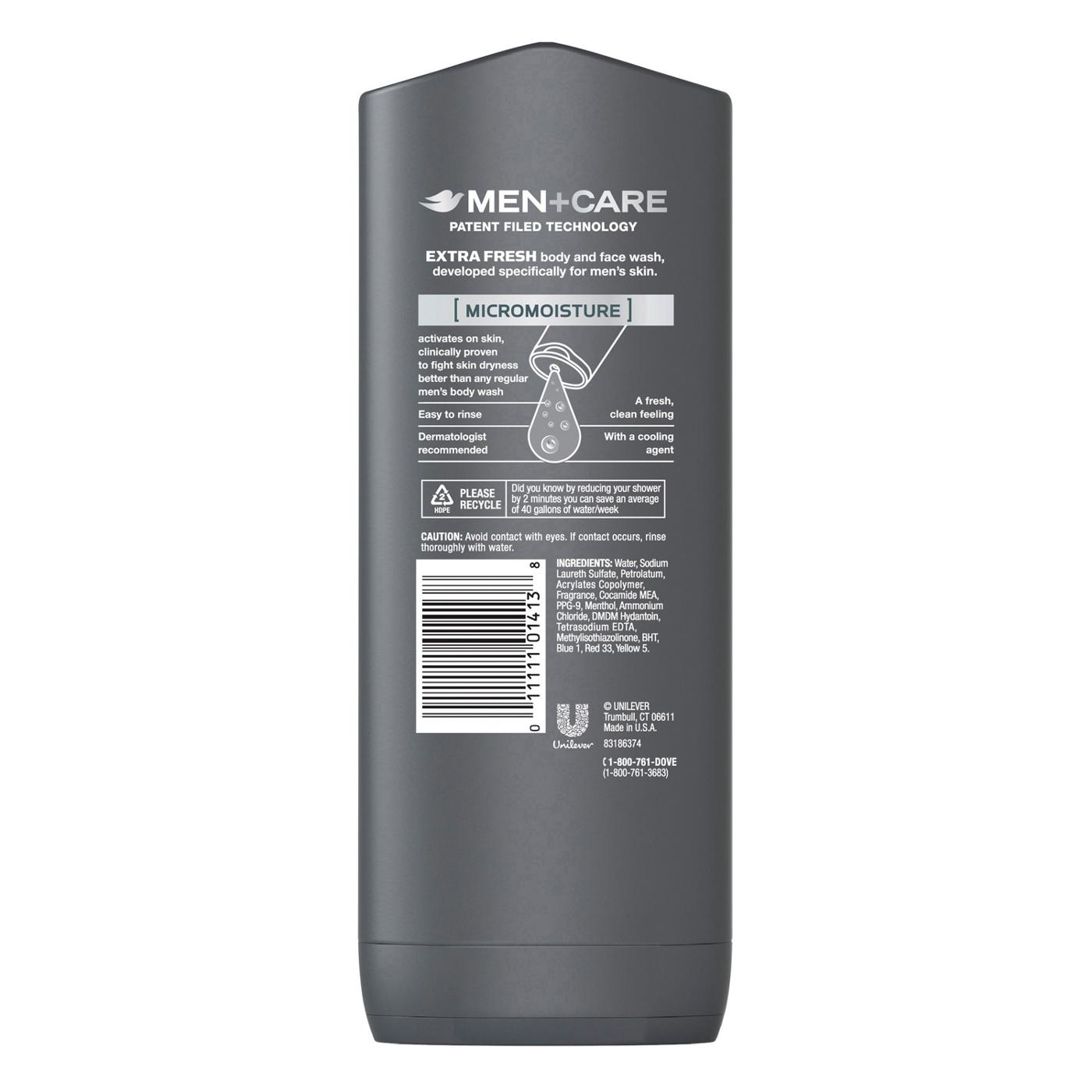 Dove Men+Care Body Wash - Extra Fresh; image 2 of 2